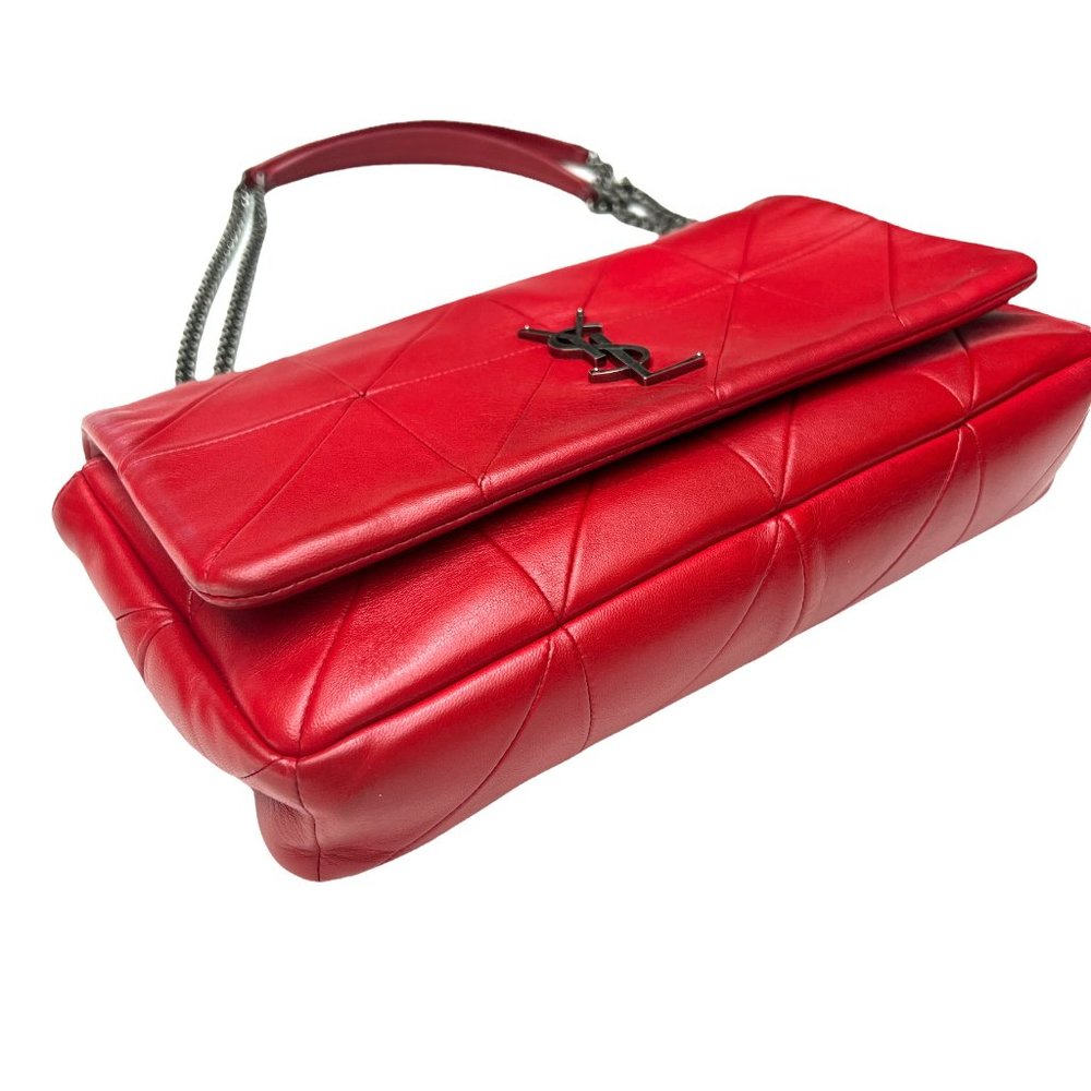 Red Jamie Leather Bag - Picture 4 of 11